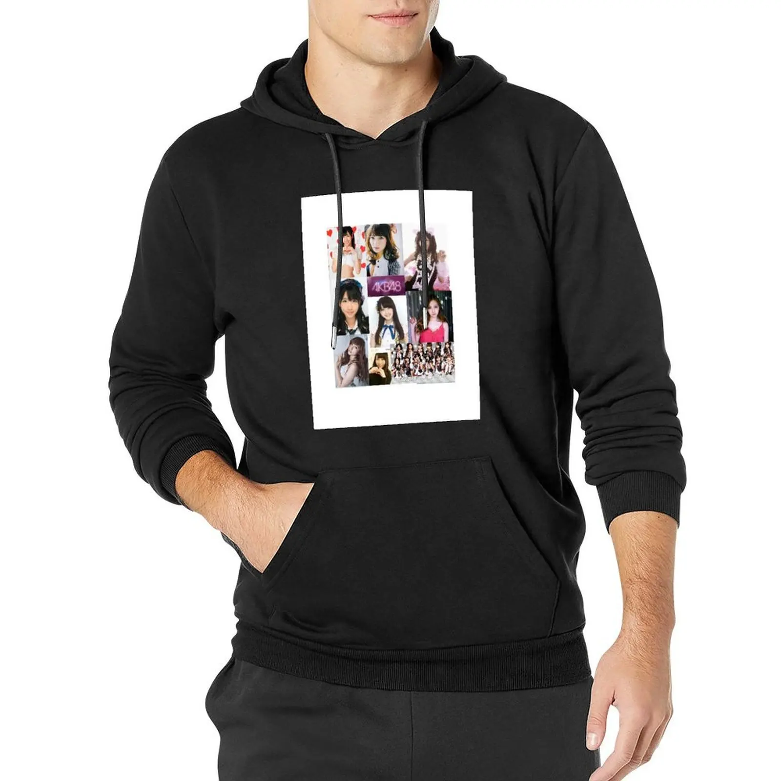 

AKB48 MONTAGE Pullover Hoodie men's autumn clothes men wear new hooded tee