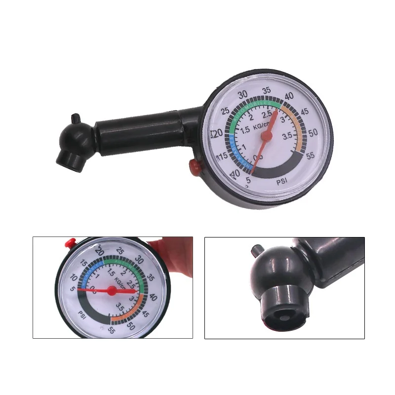 Car Tire Pressure Gauge Tyre Deflation Pointer Auto Tire Inflation Pressure Gauge Measurement High Precision Meter Detector