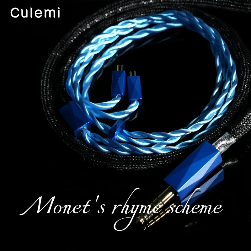

Culemi-QE In-Ear Headphone Balanced Upgrade Cable with 2.5/3.5/4.4 Balanced MMCX/2PIN for IER-Z1R IER-M9 Youth M5 S12 Olina