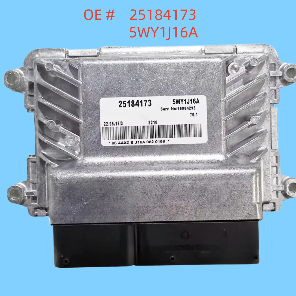 High quality 25184173 5WY1J16A Engine Computer Board ECU  for Chevrolet
