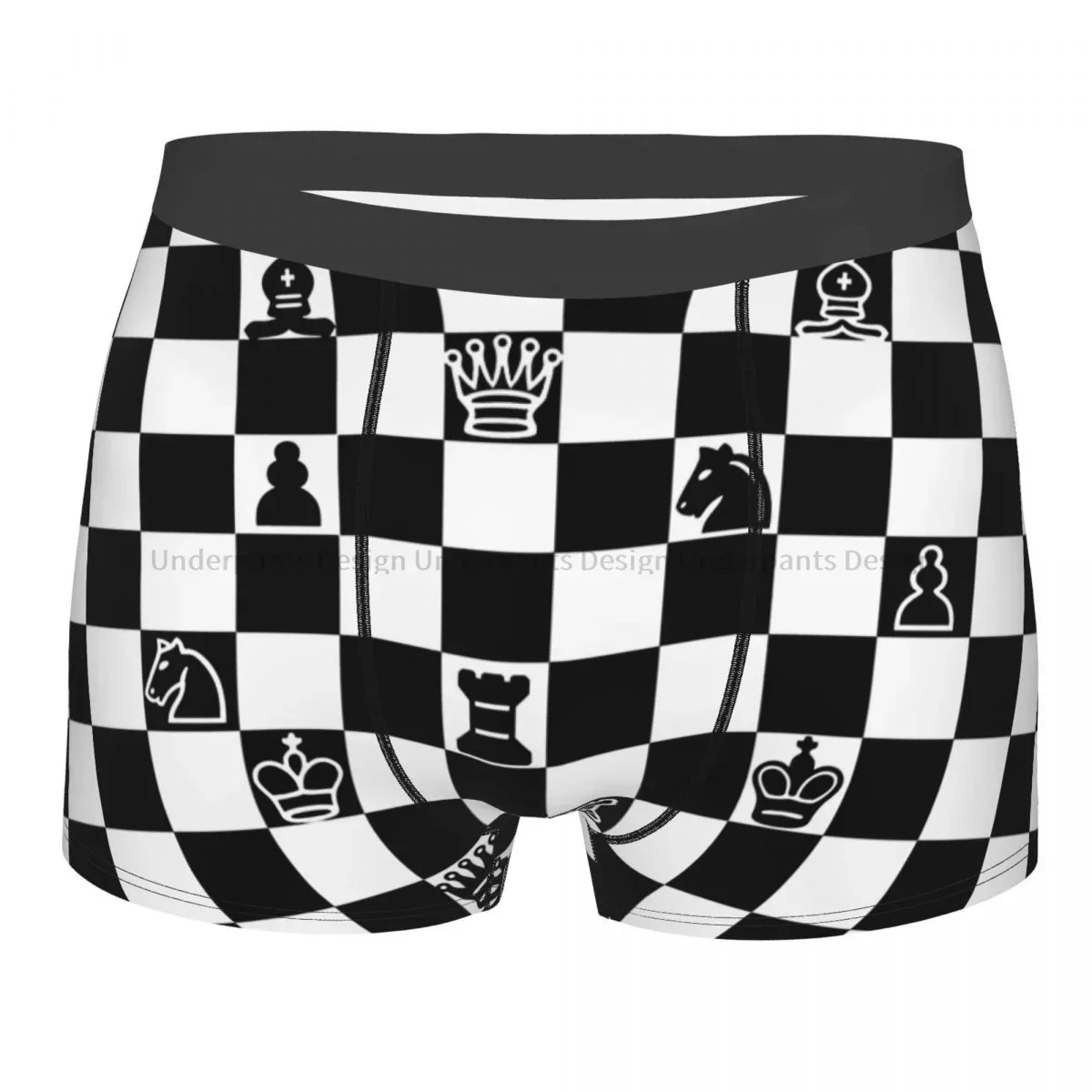 Chess Underpants Homme Panties Men's Underwear Comfortable Shorts Boxer Briefs