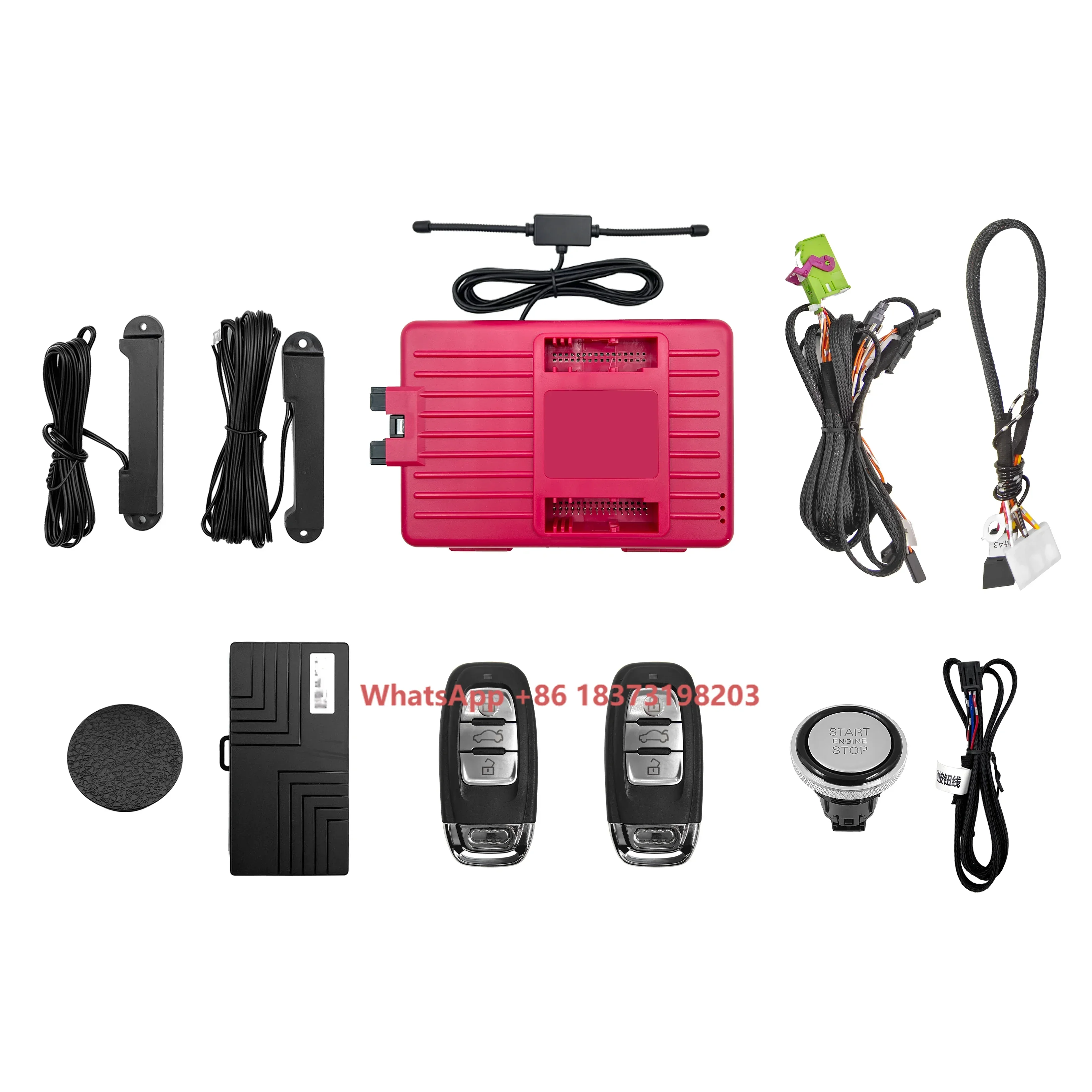 For 19-21 Q3 Smart Key Push Start System Remote Starter Keyless Entry Car Accessories Keyless Entry System