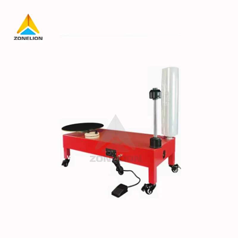 

Automatic Plastic Film Packaging Equipment Winding Machine Manual Stretch Film Wrapping Machine