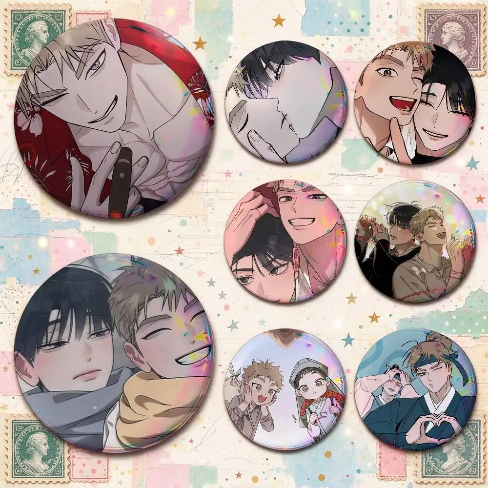 Red Thread Quest BL 25mm 32mm 44mm 58mm Anime Badges Brooches DIY Pins Decorations Birthday Gifts