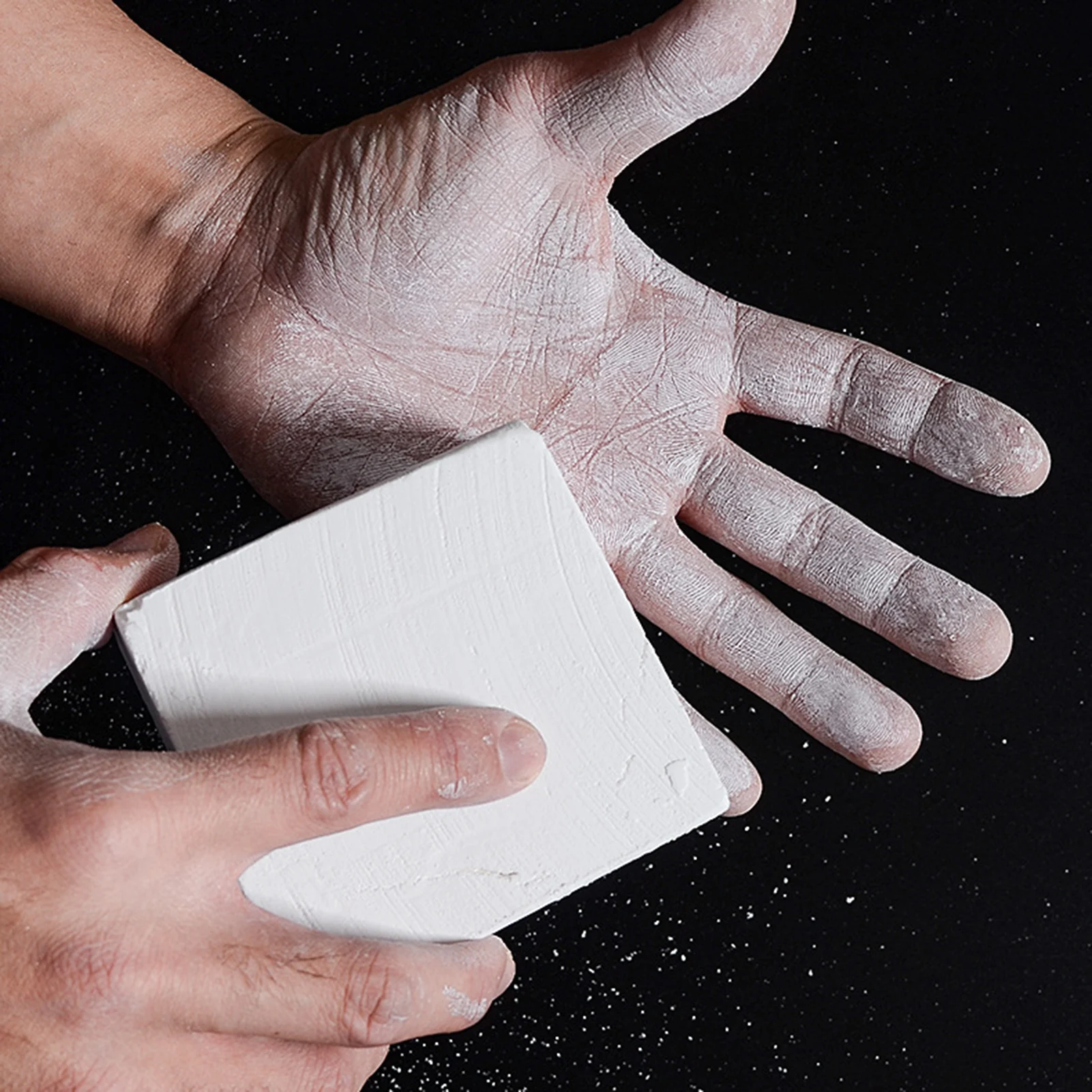 Gym Chalk Block Grip - ジムチョークブロック 滑り止め炭酸マグネシウム クライミング、ボルダリング、ウェイトリフティング、体操、ワークアウト用グリップパウダー 耐久性あり