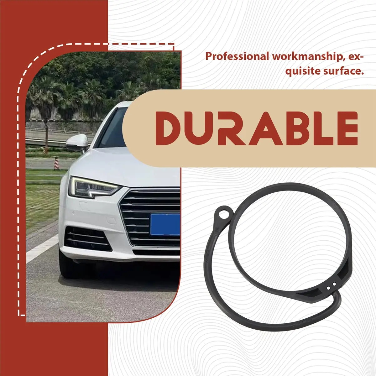 #58Q Fuel tank cap anti-lost rope For Audi A4L Q5 Q3 A6 A3 Q7 VW,Fuel tank cap,(rubber)