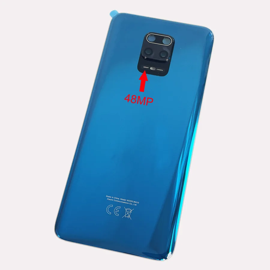 A note 9s für xiaomi redmi note 9 pro max glas hinten batterie tür ersatz hinten gehäuse abdeckung gehäuse kamera objektiv