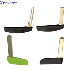 jingyuqin For renault Megane Laguna Koleos Scenic Uncut Blank Smart Card Insert Remote Emergency Small Key Blade
