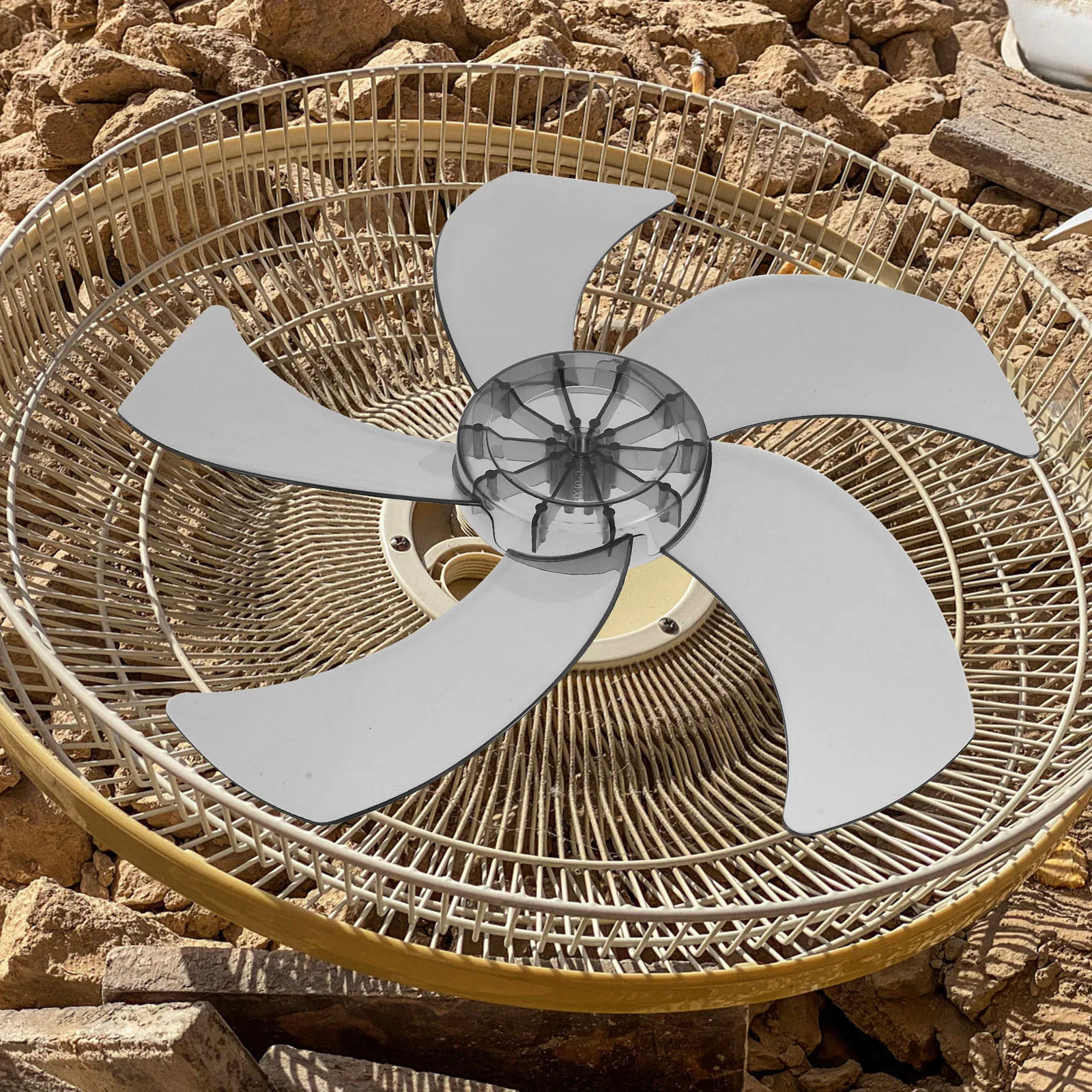 

Plastic Blades Replacement Standing Pedestal Floor Repair Parts Electric Fan Leaves Silent Table Fan Blade Accessories