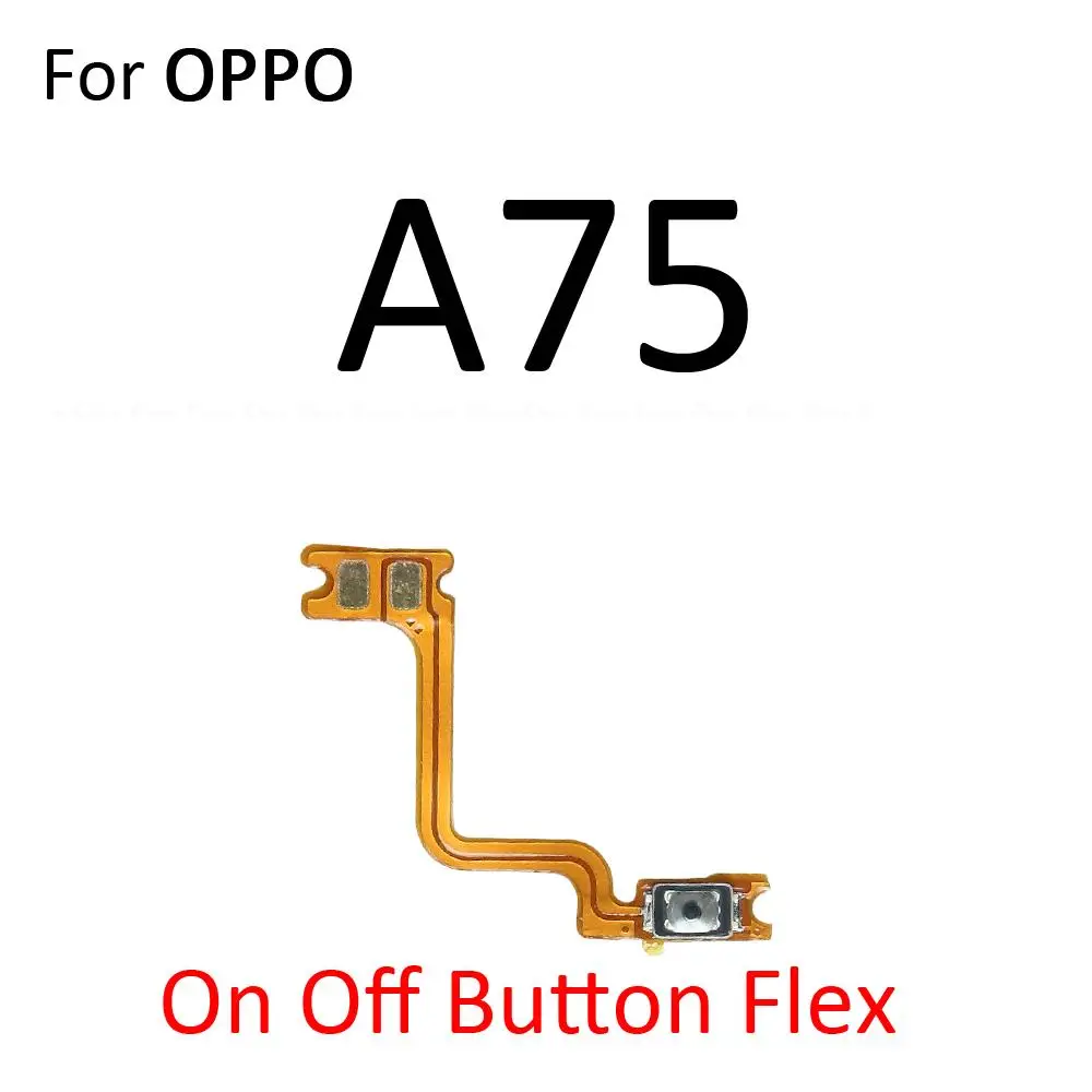 Power ON OFF Mute Switch Control Key Volume Button Flex Cable For OPPO A75 A76 A77 A77s A78 A79 4G 5G 2022 Replacement Parts