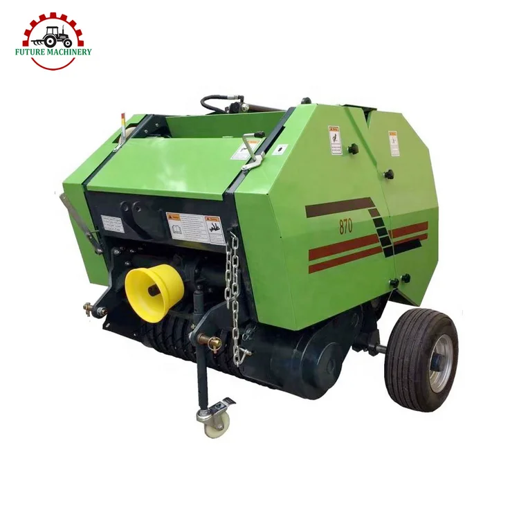 مزرعة تنفيذ آلة المكبس المستديرة الصغيرة YK-0850 جرار القش المستديرة المكبس #2