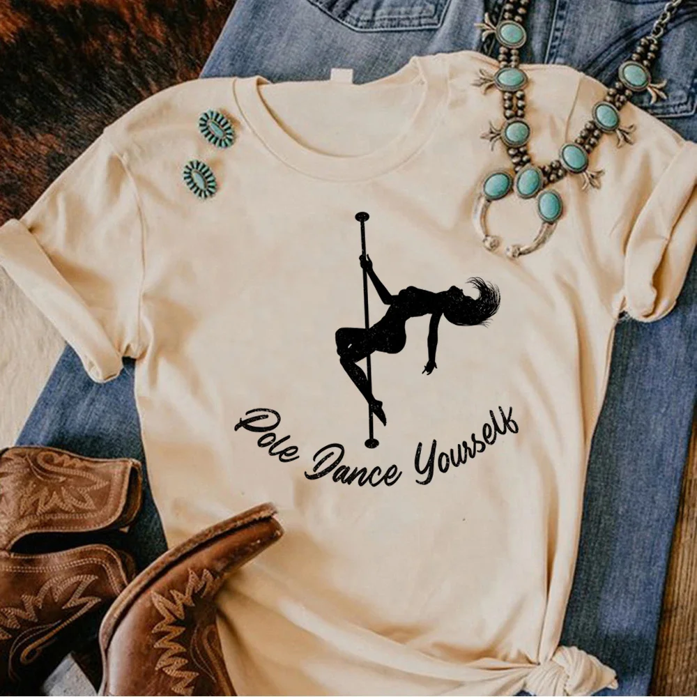 Poledance t-shirts women streetwear graphic t-shirts girl streetwear manga clothes