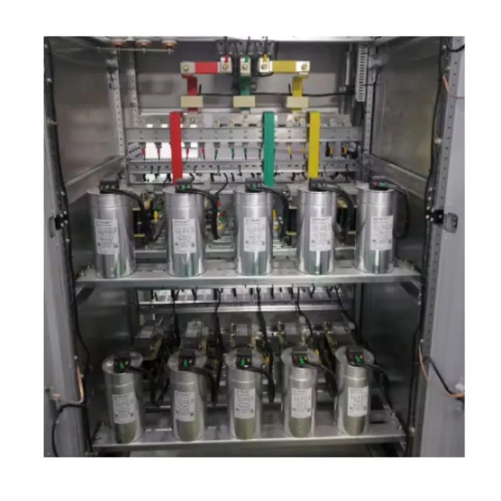 480V/60Hz  Capacitor Bank 60kVar 5 Steps Automatic Power Factor Correction Device