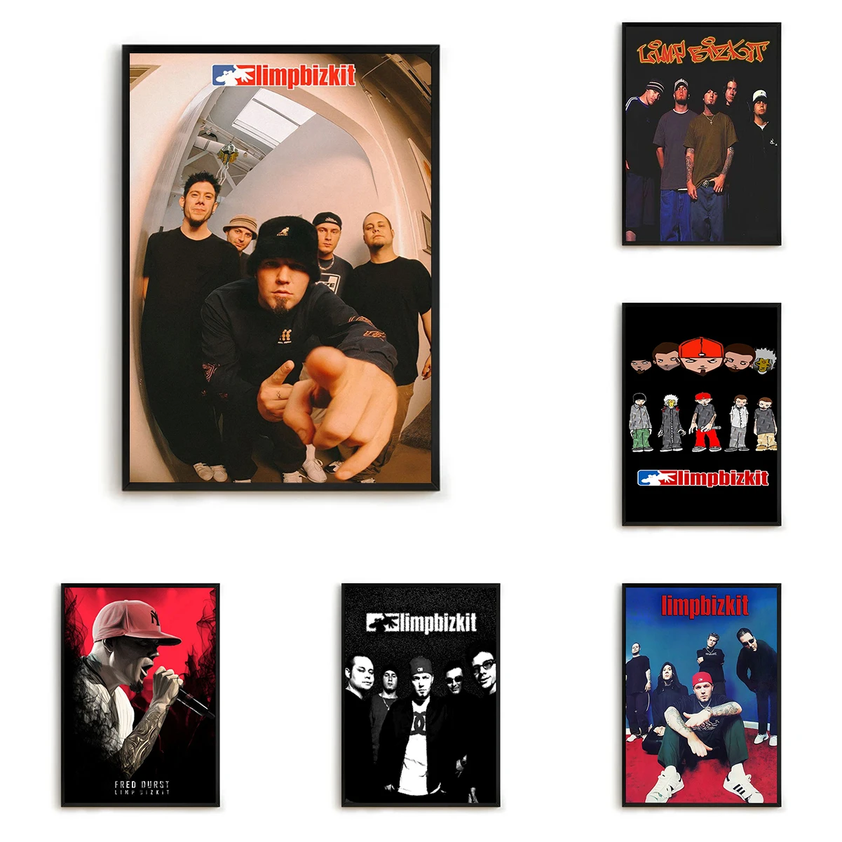 

L-Limp Band Bizkit Poster Decorative Posters for Wall Decorations Home Decor Room Aesthetic Interior Paintings Coffee House Bar