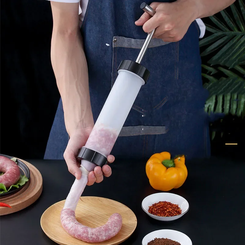 Manual sausage enema home hand-powered sausage salami tools handmade sausage making machine small