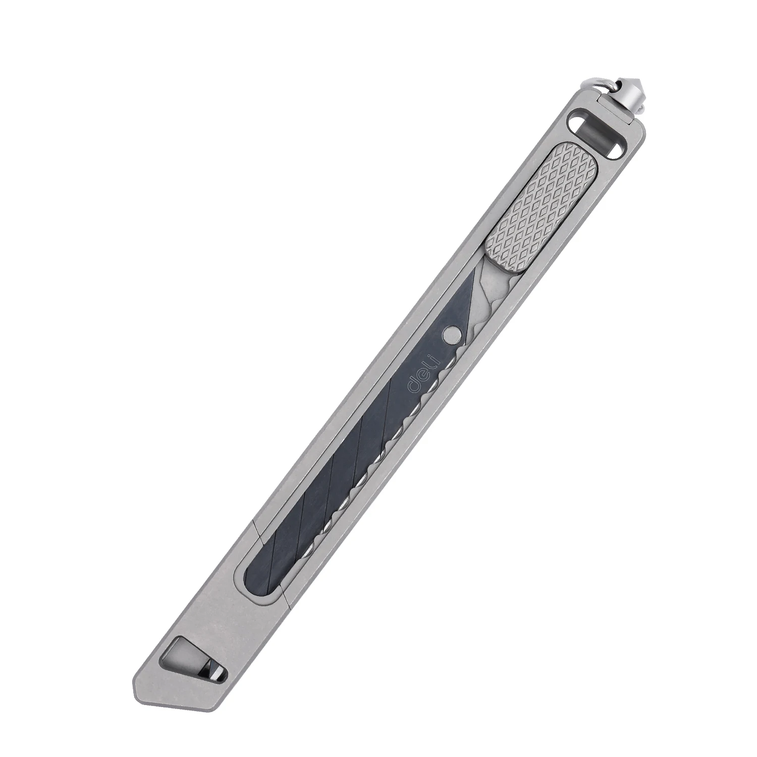 1pc Titanium Utility Knife Retractable Snap-off Blade, DIY Box Cutter, Razor Knife Craft Knives