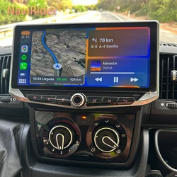 10.88inch Car Radio For Fiat Ducato Android 2007-2015 Citroen Jumper Peugeot Boxer android 14 Carplay Autoradio Multimedia GPS