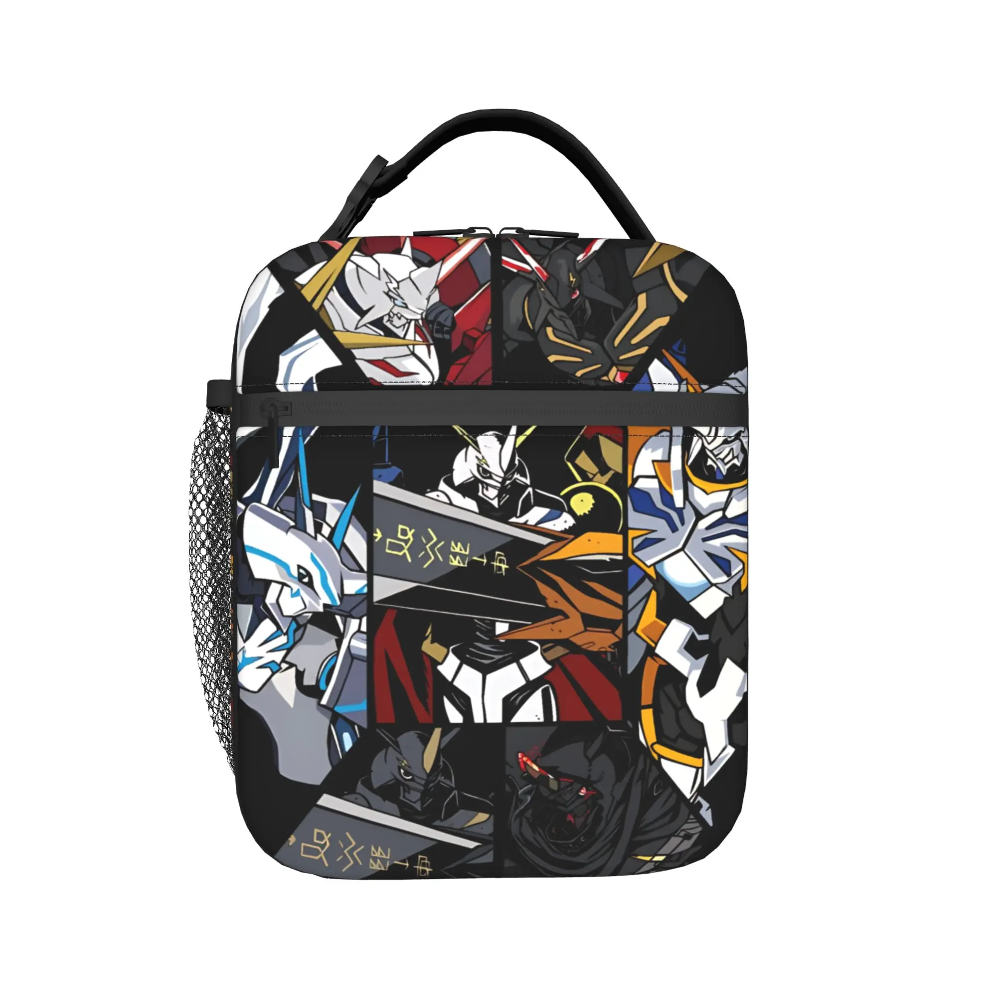 

digimon omnimon variants Insulated Lunch Bag for Men Women Food Container Portable Thermal Cooler Lunch Boxes For Picnic