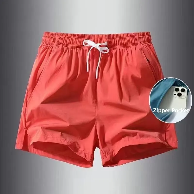 

New 2025 Quick Dry Sports Shorts Men Women Thin Fitness Running Training Three Quarter Length Couple's Fourths Polyester Fiber