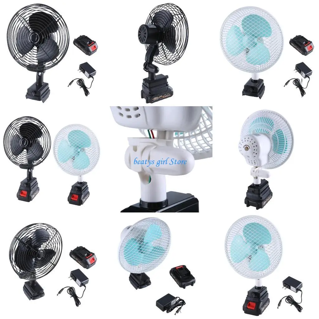 

C7AB Camping Fan 6500mAh Rechargeable Battery Powered Outdoor Tent Fan Adjustable