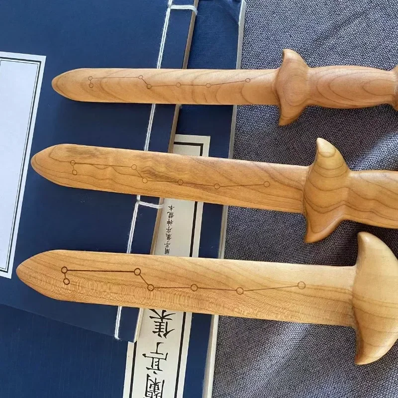 30cm/11.81in New style Hickory Seven Star Sword Martial Arts Weapons Solo leveling Sword Training knife Ornament Boys Toys Gifts