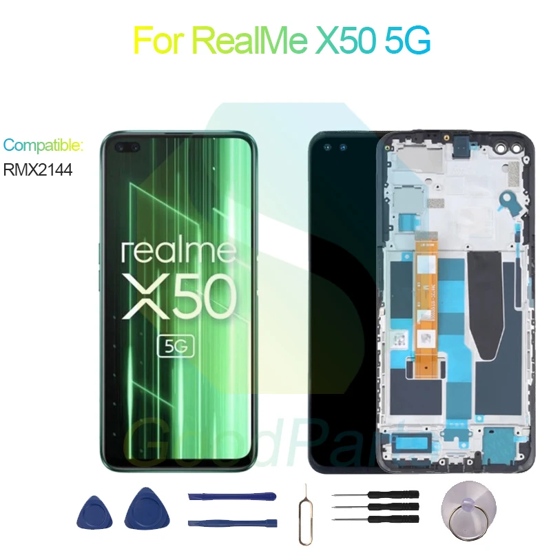 

For RealMe X50 5G Screen Display Replacement 2400*1080 RMX2144 For RealMe X50 5G LCD Touch Digitizer