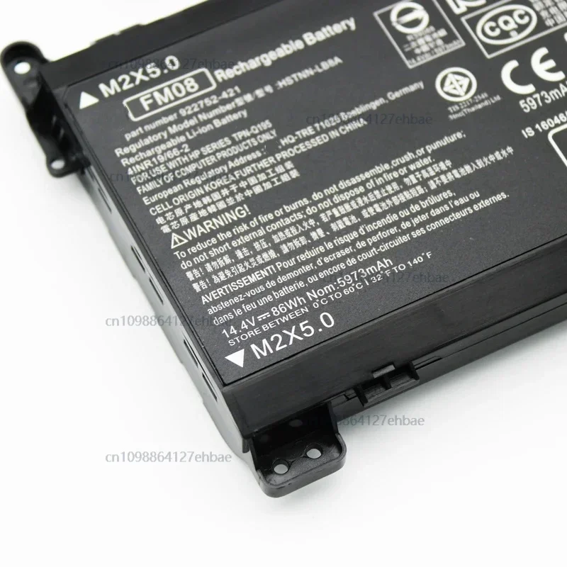 

New FM08 Battery For HP Omen 17 AN110NS AN113NO AN117UR AN123TX AN125NF AN127UR AN134TX AN147TX AN150NA AN157NB AN162NB AN181NO