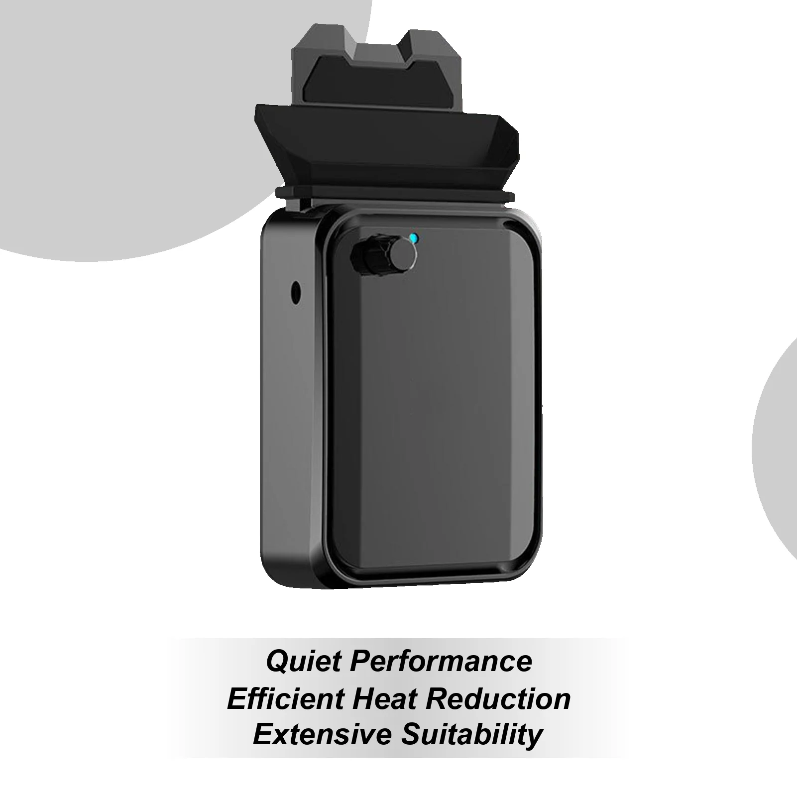 Laptop Cooling Fan Air Extracting Laptop Cooling Low-Noise CPU Radiator For Multitasking Work Video Rendering Intensive Game