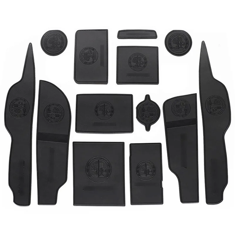 

Car Door Groove Mat Cup Mat for Mercedes Benz E-Class E260l E300l Center Console Storage Box Mats Auto Gate Slot Cup Holder Pad