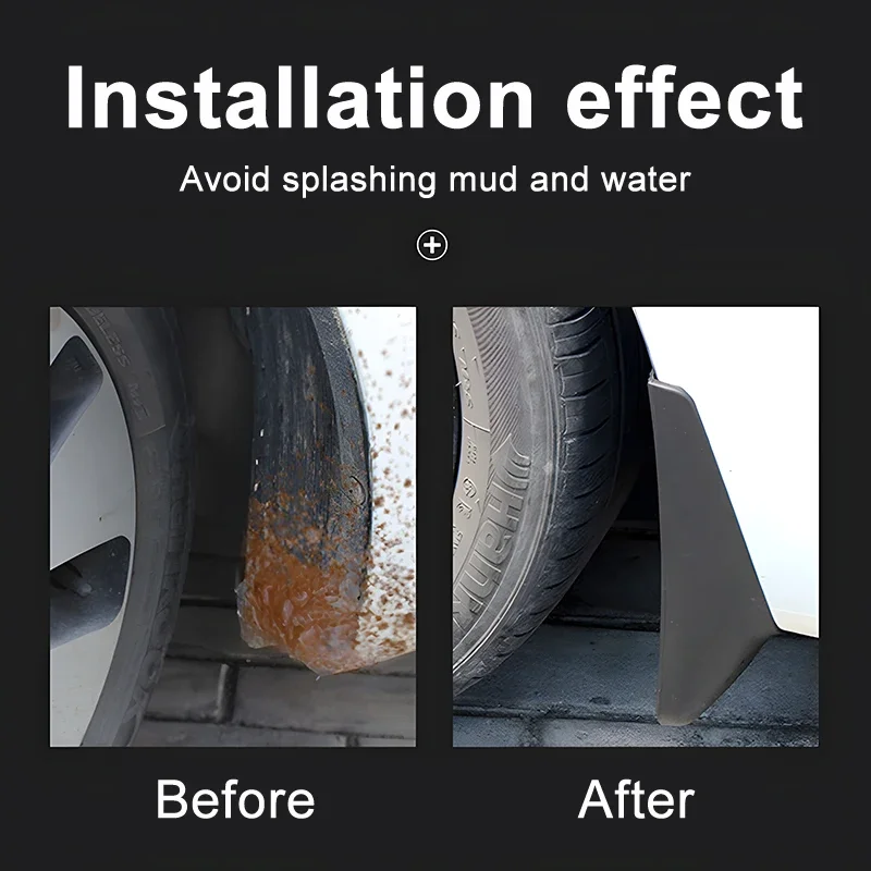 ل Volkswagen VW ID.4 ID.5 ID4 ID5 2020 ~ 2024 2025 سيارة الجبهة الخلفية عجلة واقيات الطين الحرس درابزين حماية اللوحات الطينية الملحقات #4