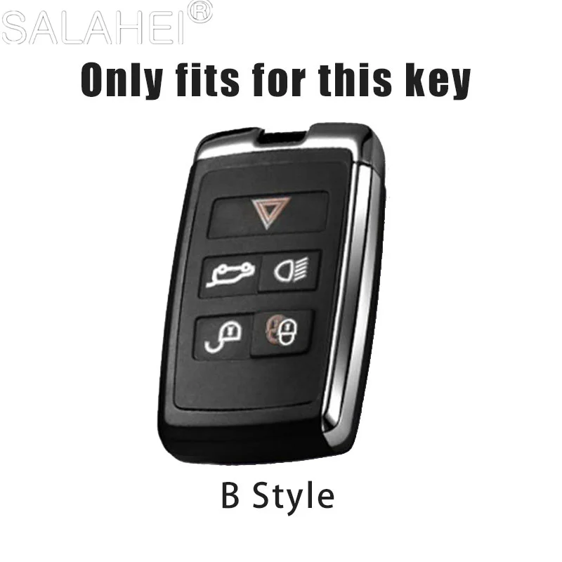 Car Key Case Keychain Holder For Land Rover Range Rover Discovery 5 Sport 2018 2019 For Jaguar XEL E-PACE 2019 Auto Accessories