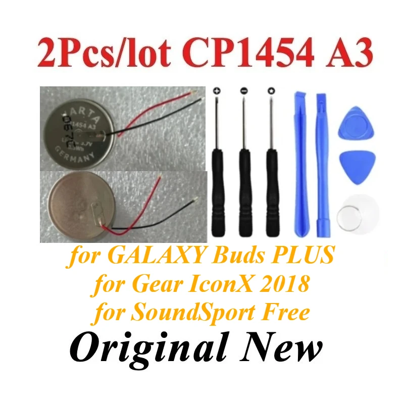 2pieces CP1454 A3 with Pin Original New 1454 Earphone Capacitor Battery for SoundSport Free Earphone Integrated Circuit