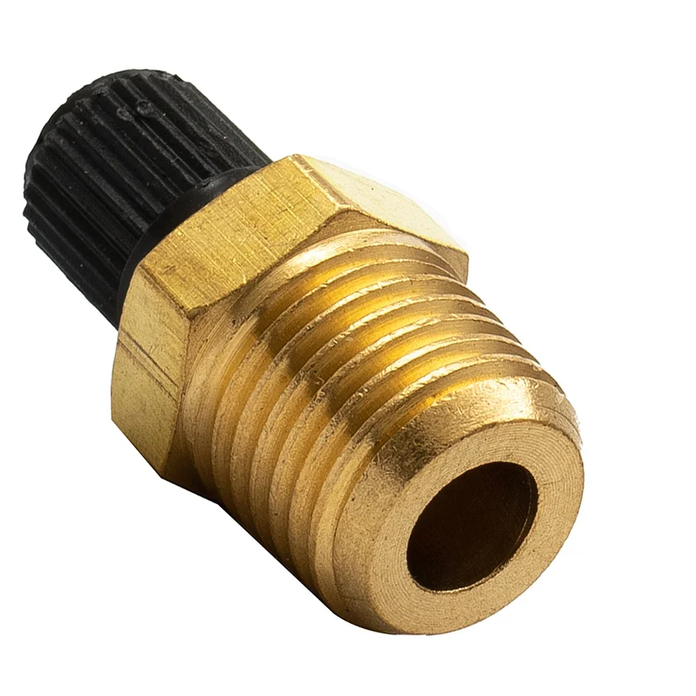 1pc 1/4 Inch NPT Brass Air Compressor Tank Fill Valve 6.35mm Male NPT Standard Thread Power Tool Accessories High Quality