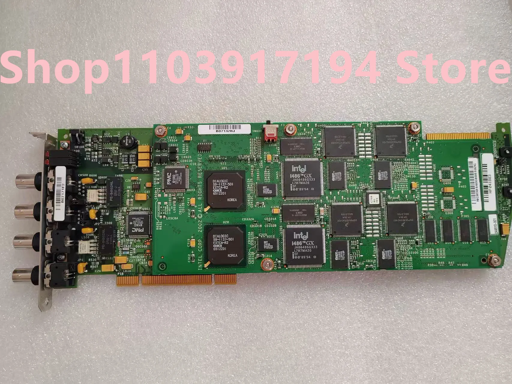 Voice card D600JCT-2E1-75 PCI PCIU interface  D/600JCT-2E1-75