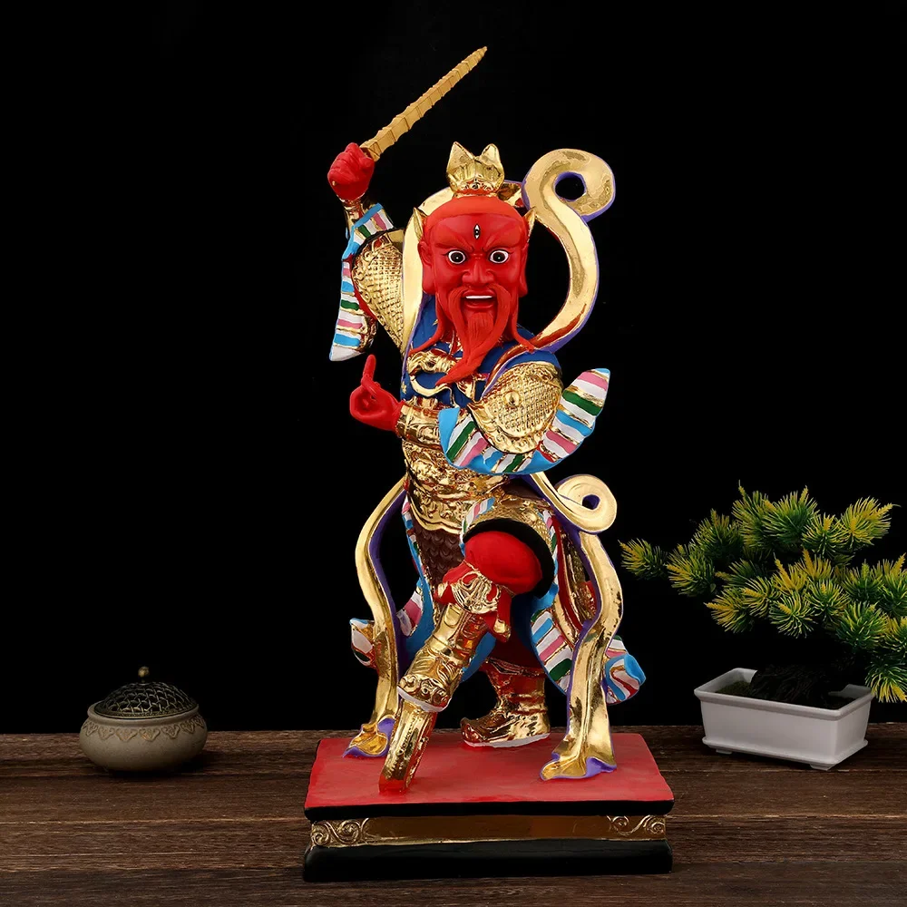 Resin Household Offering God Statue ,Protecting Fire King Tianjun God Statue Ornament