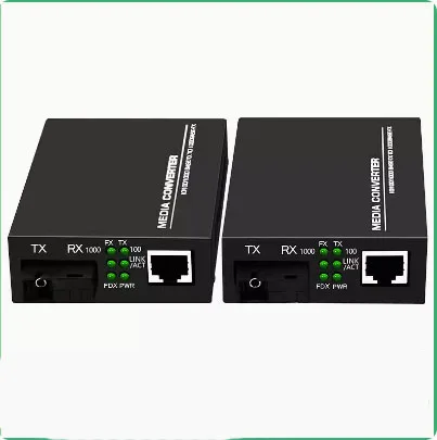 Gigabit Fiber Optic Transceiver 100/1000Mbps Single mode single fiber multimode dual  Fiber Optic Media Converter Free Shipping