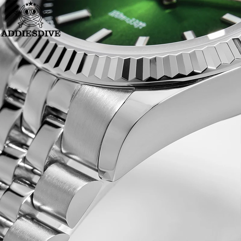 

ADDIESDIVE 36mm Women Quartz Watch Luxury Sapphire Crystal Stainless Steel BGW9 Super Luminous 10Bar Waterproof Ladies Watches