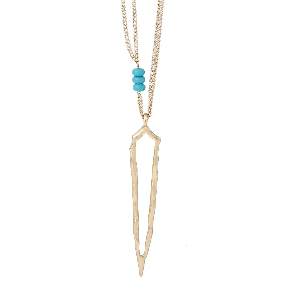 Trend Long Colar Necklace Geometric Suspension Pendants Chains On the Neck Vintage Jewelry for Women 2026 Goth Items Accessories