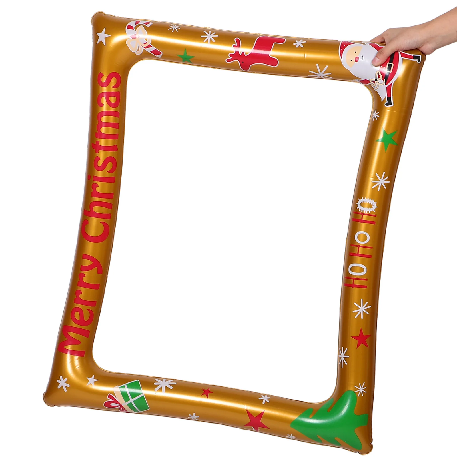 

Inflatable Christmas Photo Frame Christmas Photo Prop Holiday Party Decoration Family Gatherings New Year Celebration Props