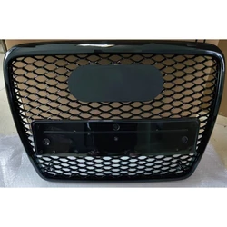 Honeycomb Grill Front Hood Grille Car Front Bumper Grill Center Grille for RS6 Grill for A6 C6 2006-2011
