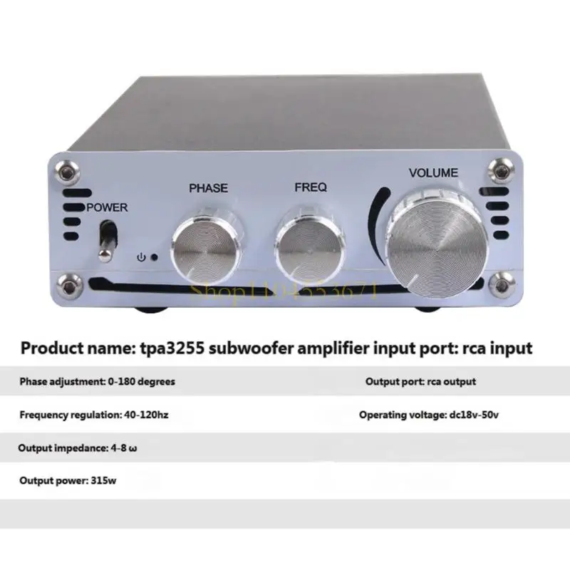 Best Seller Versatilitys Digital Amplifier Board Offering DC18V-50V Wide Voltages 40~120Hz Frequency Adjustment for Optimal