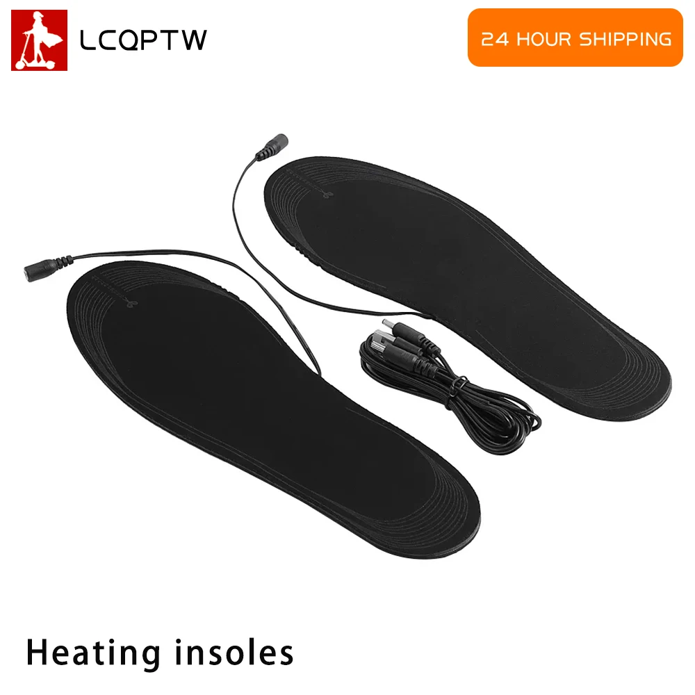 Plantillas calefactoras para ciclismo Sking, almohadilla para pies calentada por USB, plantillas calefactoras para zapatos, calentador eléctrico, estera de calcetín, pieza para deportes al aire libre de invierno
