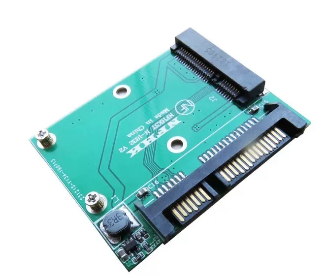 MSATA SSD To 2.5\'\' SATA 3 6.0gps Adapter Converter Card With Switching Mode Power Supply Module Board Mini Pcie Ssd Good Hots