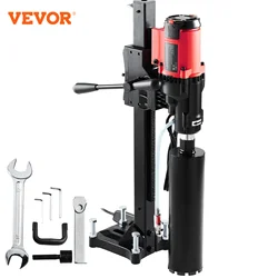 VEVOR 3200 W 750 RPM Nat/Droog Diamantkernboormachine Betonkernboorinstallatie Stand Industriële Natte Elektrische Kernboormachine