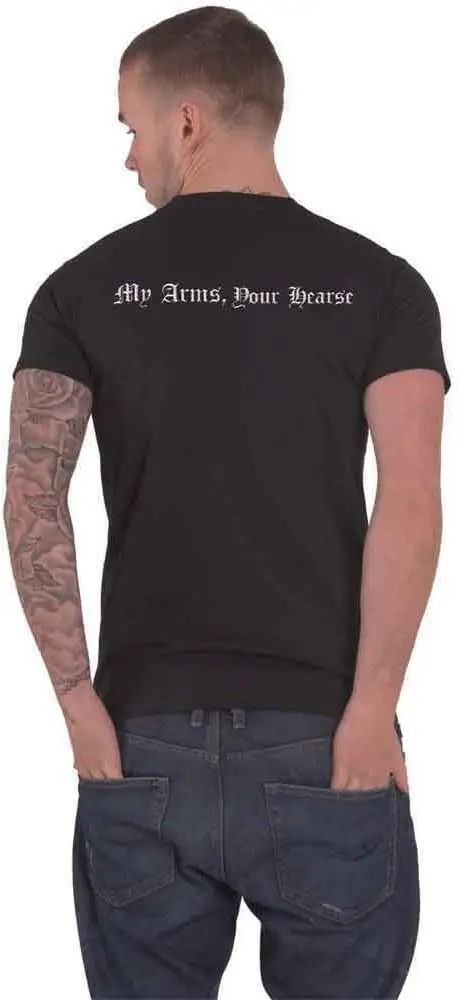 T Shirt My Arms Your Hearse Band Logo Official Mens Black