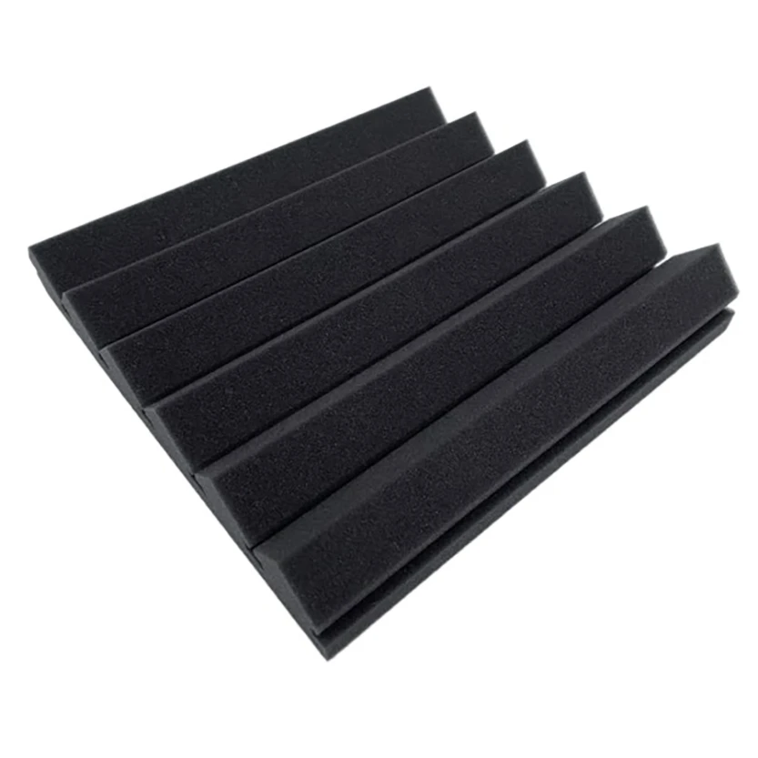 Paneles de espuma acústica de 30x30x5cm, 6 uds., para estudio, KTV, tratamiento insonorizado, almohadillas de pintura, pegatinas de papel para pared-ABQU