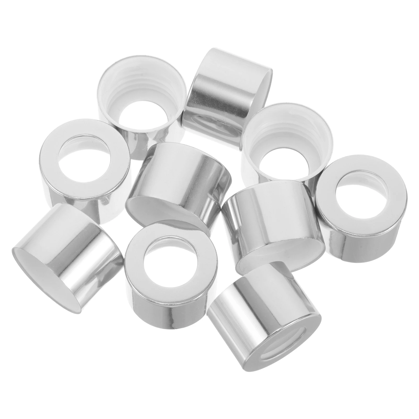 

10pcs Aromatherapy Bottle Caps Empty Glass Diffuser Reed Lids Jar Stoppers Black Fragrance Durable Replacement Fits Various