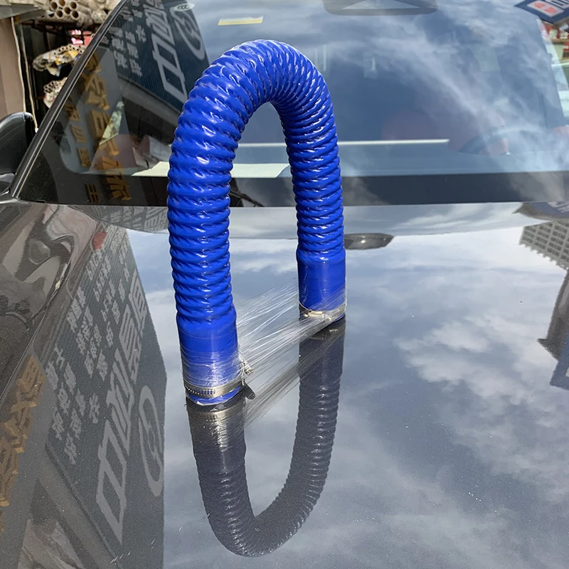 ID30-100mm Length 400mm-700mm Silicone Flexible Hose Air Intake Pipe Radiator Tube High Pressure Temperature Rubber Joiner