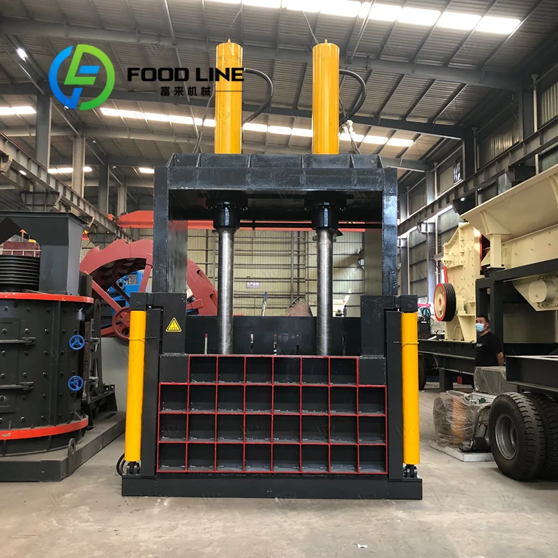 Customized Factory Direct Automatic Hydraulic Plastic Baler Low Price Cardboard Compactor Motor Belt