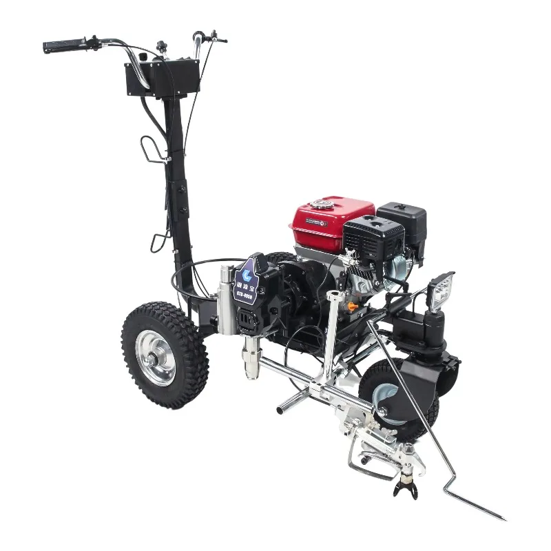 Pavement Marking Line Machine Engine Powered Road Marking Machine Parking Lot Line Striping Machine
